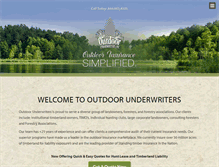 Tablet Screenshot of outdoorund.com